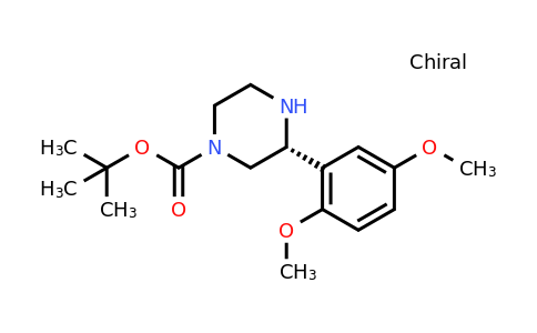 CAS 1228542-84-4 | (R)-3-(2,5-Dimethoxy-phenyl)-piperazine-1-carboxylic acid tert-butyl ester