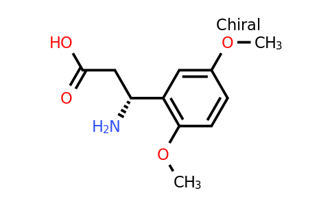 CAS 1228543-14-3 | (3R)-3-Amino-3-(2,5-dimethoxyphenyl)propanoic acid