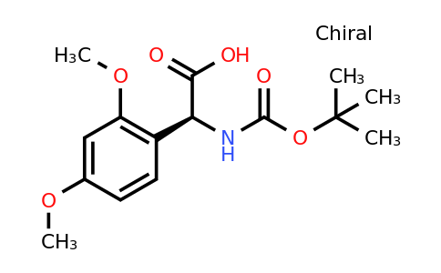CAS 1228547-67-8 | (2S)-2-(2,4-Dimethoxyphenyl)-2-[(tert-butoxy)carbonylamino]acetic acid