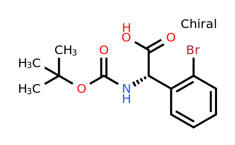 CAS 1228547-87-2 | (2S)-2-[(Tert-butoxy)carbonylamino]-2-(2-bromophenyl)acetic acid