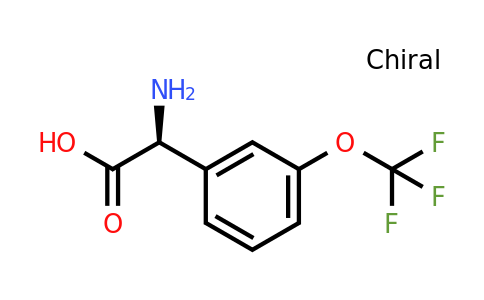 CAS 1228547-97-4 | (2S)-2-Amino-2-[3-(trifluoromethoxy)phenyl]acetic acid