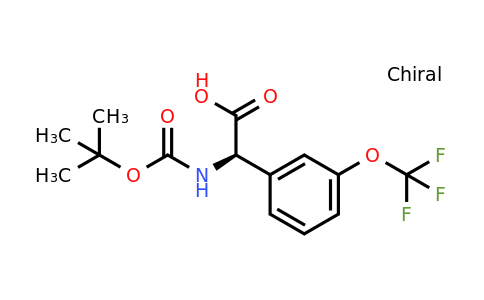 CAS 1228548-22-8 | (2R)-2-[(Tert-butoxy)carbonylamino]-2-[3-(trifluoromethoxy)phenyl]acetic acid