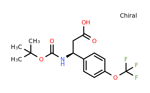 CAS 1228548-36-4 | (S)-3-Tert-butoxycarbonylamino-3-(4-trifluoromethoxy-phenyl)-propionic acid