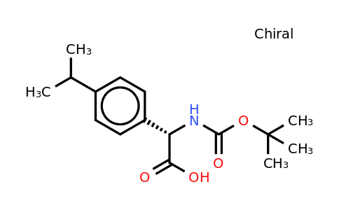 CAS 1228548-40-0 | (2S)-2-[(Tert-butoxy)carbonylamino]-2-[4-(methylethyl)phenyl]acetic acid