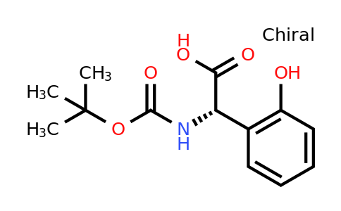CAS 1228548-57-9 | (2S)-2-[(Tert-butoxy)carbonylamino]-2-(2-hydroxyphenyl)acetic acid