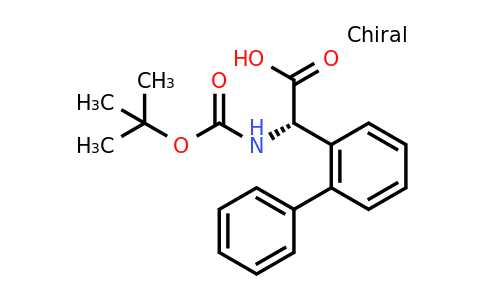 CAS 1228549-06-1 | (2S)-2-[(Tert-butoxy)carbonylamino]-2-(2-phenylphenyl)acetic acid