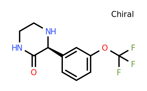CAS 1228549-80-1 | (S)-3-(3-Trifluoromethoxy-phenyl)-piperazin-2-one