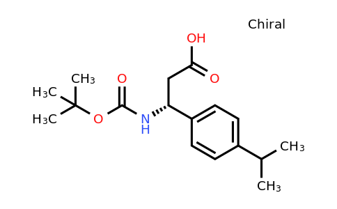 CAS 1228549-81-2 | (R)-3-Tert-butoxycarbonylamino-3-(4-isopropyl-phenyl)-propionic acid