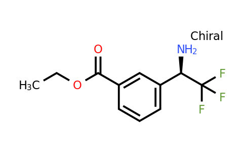 CAS 1228550-22-8 | 3-((R)-1-Amino-2,2,2-trifluoro-ethyl)-benzoic acid ethyl ester