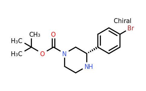 CAS 1228550-52-4 | (S)-3-(4-Bromo-phenyl)-piperazine-1-carboxylic acid tert-butyl ester