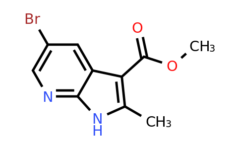 CAS 1228551-75-4 | methyl 5-bromo-2-methyl-1H-pyrrolo[2,3-b]pyridine-3-carboxylate