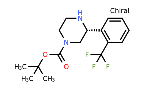 CAS 1228553-47-6 | (R)-3-(2-Trifluoromethyl-phenyl)-piperazine-1-carboxylic acid tert-butyl ester