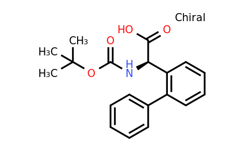 CAS 1228553-63-6 | (2R)-2-[(Tert-butoxy)carbonylamino]-2-(2-phenylphenyl)acetic acid