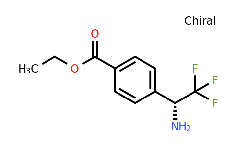 CAS 1228556-84-0 | 4-((R)-1-Amino-2,2,2-trifluoro-ethyl)-benzoic acid ethyl ester