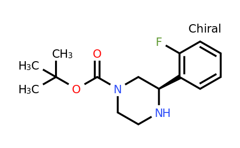 CAS 1228556-96-4 | (R)-3-(2-Fluoro-phenyl)-piperazine-1-carboxylic acid tert-butyl ester