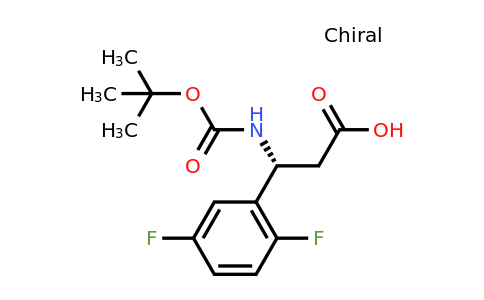 CAS 1228557-04-7 | (R)-3-Tert-butoxycarbonylamino-3-(2,5-difluoro-phenyl)-propionic acid