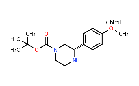 CAS 1228557-08-1 | (S)-3-(4-Methoxy-phenyl)-piperazine-1-carboxylic acid tert-butyl ester