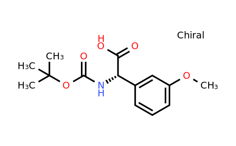 CAS 1228557-42-3 | (2S)-2-[(Tert-butoxy)carbonylamino]-2-(3-methoxyphenyl)acetic acid