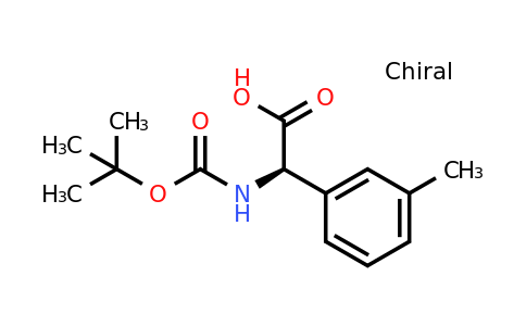 CAS 1228557-50-3 | (2R)-2-[(Tert-butoxy)carbonylamino]-2-(3-methylphenyl)acetic acid