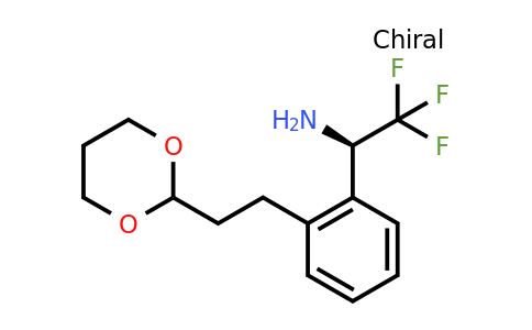 CAS 1228557-65-0 | (R)-1-[2-(2-[1,3]Dioxan-2-YL-ethyl)-phenyl]-2,2,2-trifluoro-ethylamine