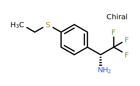 CAS 1228558-75-5 | (R)-1-(4-Ethylsulfanyl-phenyl)-2,2,2-trifluoro-ethylamine