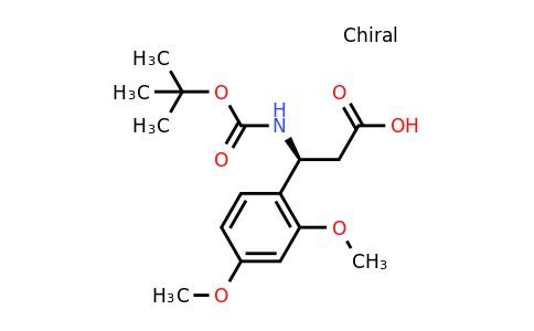 CAS 1228558-78-8 | (S)-3-Tert-butoxycarbonylamino-3-(2,4-dimethoxy-phenyl)-propionic acid