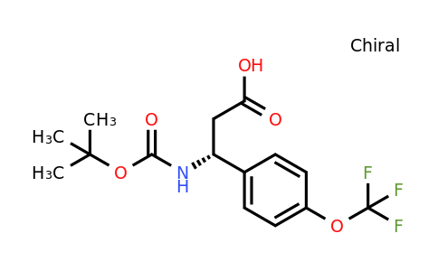 CAS 1228558-87-9 | (R)-3-Tert-butoxycarbonylamino-3-(4-trifluoromethoxy-phenyl)-propionic acid