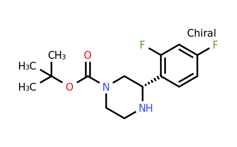 CAS 1228558-90-4 | (S)-3-(2,4-Difluoro-phenyl)-piperazine-1-carboxylic acid tert-butyl ester