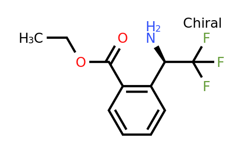 CAS 1228559-07-6 | 2-((R)-1-Amino-2,2,2-trifluoro-ethyl)-benzoic acid ethyl ester