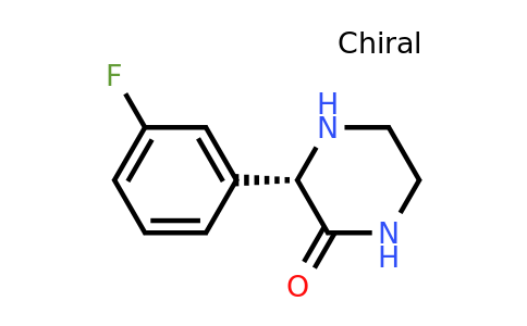 CAS 1228559-12-3 | (3S)-3-(3-Fluorophenyl)piperazin-2-one