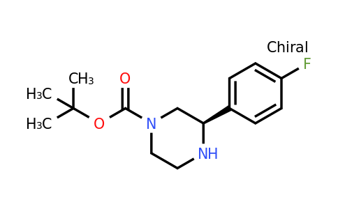 CAS 1228559-51-0 | (R)-3-(4-Fluoro-phenyl)-piperazine-1-carboxylic acid tert-butyl ester