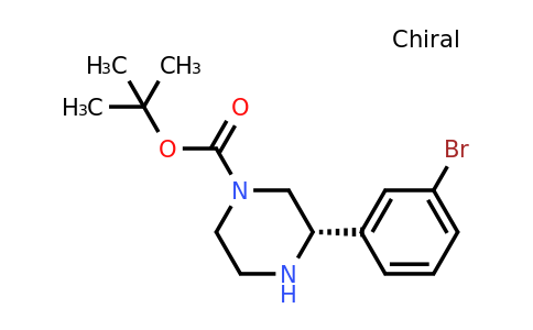 CAS 1228559-57-6 | (S)-3-(3-Bromo-phenyl)-piperazine-1-carboxylic acid tert-butyl ester