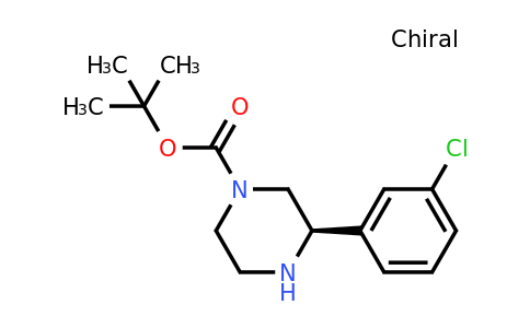 CAS 1228559-63-4 | (R)-3-(3-Chloro-phenyl)-piperazine-1-carboxylic acid tert-butyl ester