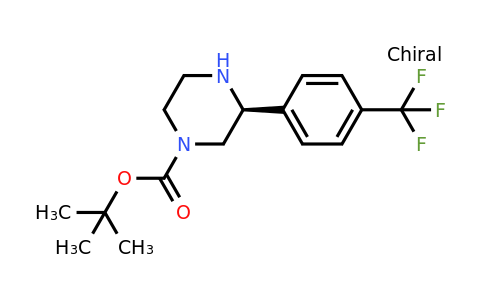 CAS 1228560-92-6 | (S)-3-(4-Trifluoromethyl-phenyl)-piperazine-1-carboxylic acid tert-butyl ester