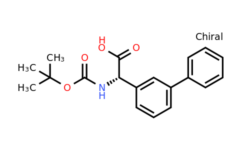 CAS 1228561-07-6 | (2S)-2-[(Tert-butoxy)carbonylamino]-2-(3-phenylphenyl)acetic acid