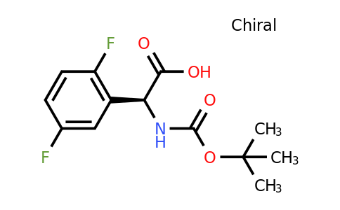 CAS 1228561-17-8 | (2S)-2-(2,5-Difluorophenyl)-2-[(tert-butoxy)carbonylamino]acetic acid