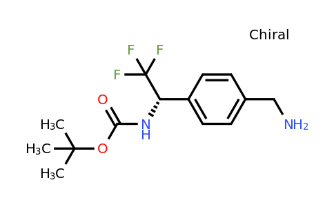 CAS 1228561-19-0 | [(S)-1-(4-Aminomethyl-phenyl)-2,2,2-trifluoro-ethyl]-carbamic acid tert-butyl ester