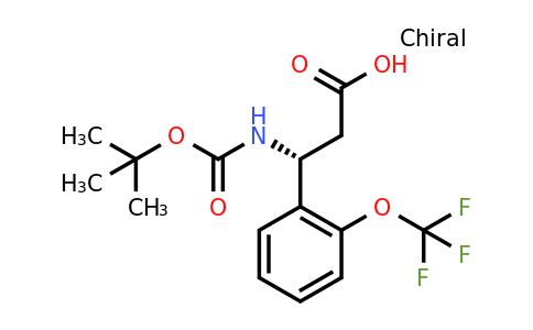 (R)-3-Tert-butoxycarbonylamino-3-(2-trifluoromethoxy-phenyl)-propionic acid