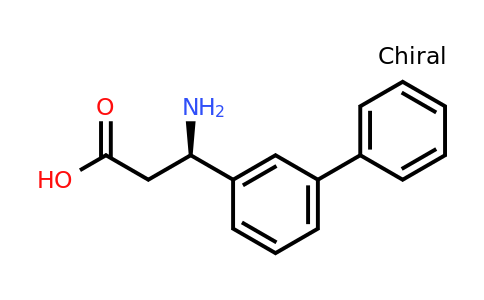 CAS 1228561-45-2 | (3R)-3-Amino-3-(3-phenylphenyl)propanoic acid