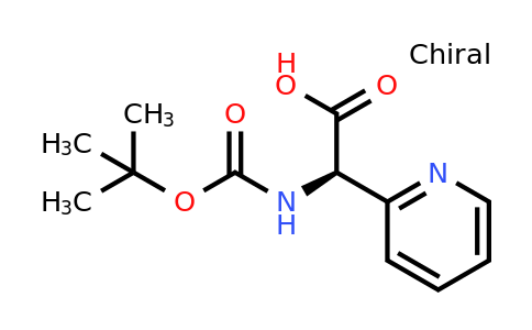 CAS 1228561-65-6 | (R)-Tert-butoxycarbonylamino-pyridin-2-YL-acetic acid