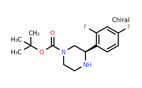 CAS 1228561-67-8 | (R)-3-(2,4-Difluoro-phenyl)-piperazine-1-carboxylic acid tert-butyl ester