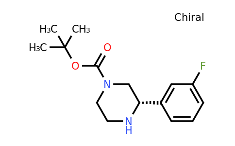 CAS 1228561-70-3 | (S)-3-(3-Fluoro-phenyl)-piperazine-1-carboxylic acid tert-butyl ester