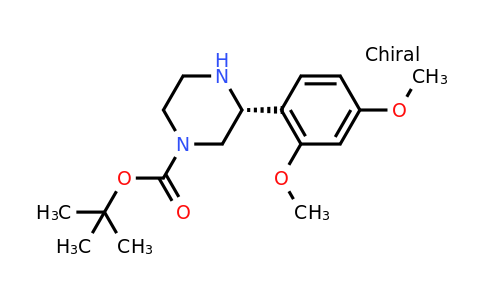 CAS 1228565-67-0 | (R)-3-(2,4-Dimethoxy-phenyl)-piperazine-1-carboxylic acid tert-butyl ester
