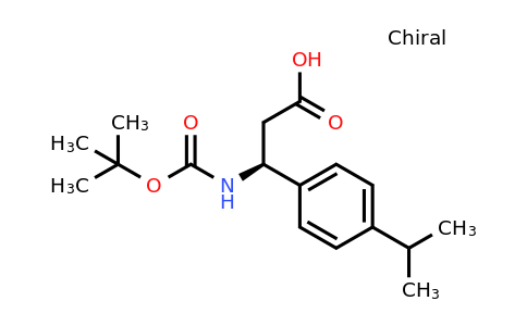 CAS 1228565-92-1 | (S)-3-Tert-butoxycarbonylamino-3-(4-isopropyl-phenyl)-propionic acid