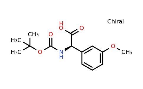 CAS 1228565-95-4 | (2R)-2-[(Tert-butoxy)carbonylamino]-2-(3-methoxyphenyl)acetic acid