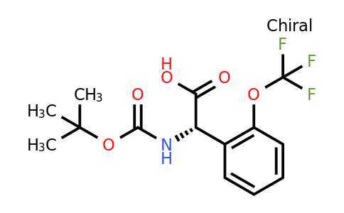 CAS 1228566-05-9 | (2S)-2-[(Tert-butoxy)carbonylamino]-2-[2-(trifluoromethoxy)phenyl]acetic acid