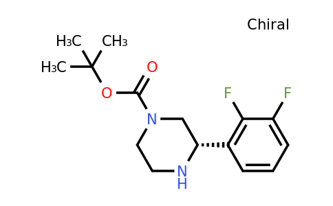 CAS 1228566-07-1 | (S)-3-(2,3-Difluoro-phenyl)-piperazine-1-carboxylic acid tert-butyl ester