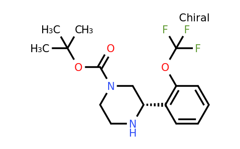 CAS 1228566-08-2 | (S)-3-(2-Trifluoromethoxy-phenyl)-piperazine-1-carboxylic acid tert-butyl ester