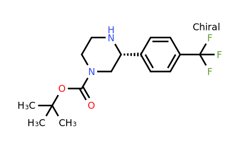 CAS 1228566-15-1 | (R)-3-(4-Trifluoromethyl-phenyl)-piperazine-1-carboxylic acid tert-butyl ester