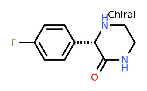 CAS 1228566-24-2 | (3S)-3-(4-Fluorophenyl)piperazin-2-one